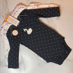 Carters 3 Pack Long Sleeve.